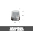TIANRUN Araceli Sleek Compact Storage Black Mouthwash Set from TIANRUN