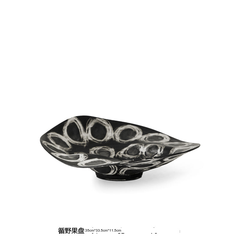VAVINCI Elowen Artistic Retro Ceramic Fruit Plate from VAVINCI