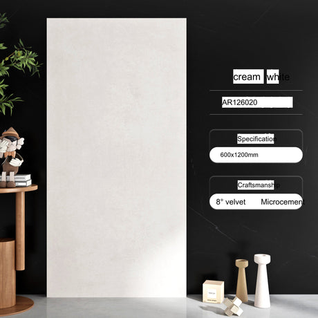 LOFTWELL Santiago Luxurious Soft-Light Velvet Microcement Tile from LOFTWELL