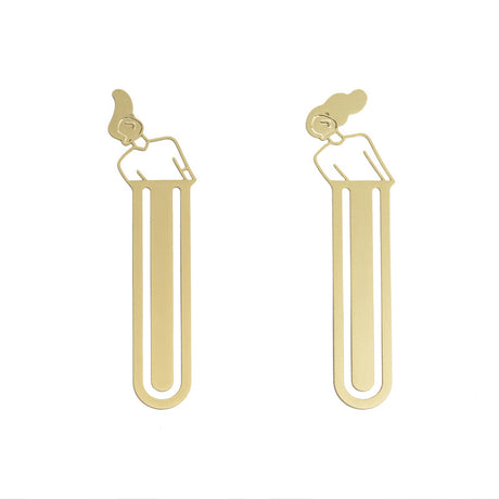 TELLS Arindam Whimsical Brass Bookmark - Creative Qixi Festival Gift from TELLS
