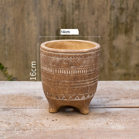 JUHAN Isolde Retro Big Breathable Flowerpot Boho Style from JUHAN