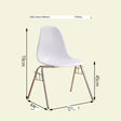 NIYE Marigold Elegant Foldable Dining Chair from NIYE