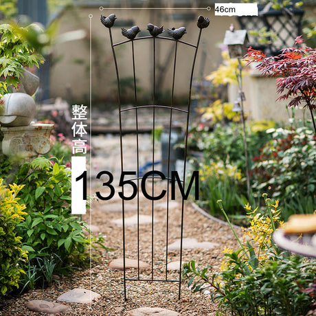 JUHAN Marisol Vintage Iron Floral Shelf from JUHAN