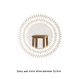 SHIBA Juniper Elegant Decorative Mirror Bathroom Table from SHIBA