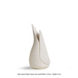 VAVINCI Alhambra Minimalist Modern White Ceramic Flower Vase from VAVINCI
