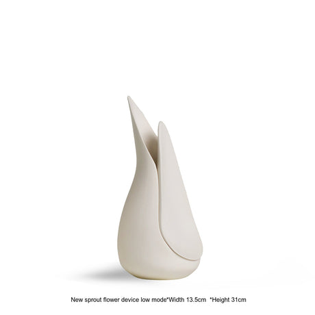 VAVINCI Alhambra Minimalist Modern White Ceramic Flower Vase from VAVINCI