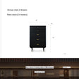 MOYU Isadora Versatile Solid Wood Storage Cabinet from MOYU