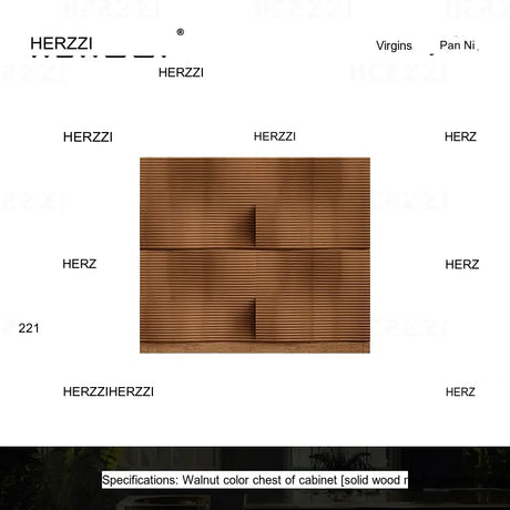 HERZZI Isolde Rustic Elegant Wooden Chest of Drawers from HERZZI
