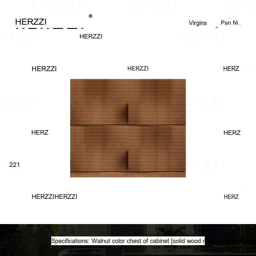 HERZZI Isolde Rustic Elegant Wooden Chest of Drawers from HERZZI