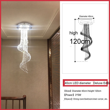 YDZM Alhambra Elegant Minimalist Crystal Ceiling Lamp from YDZM