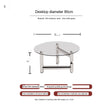 TELLS Isolde Sleek Minimalist Round Retro Coffee Table from TELLS