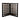 PAULOWNIA Ichiro Rustic Hollow Antique Decorative Screen Shelf from PAULOWNIA