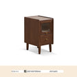 GENJI Isolde Minimalist Black Walnut Nightstand from GENJI