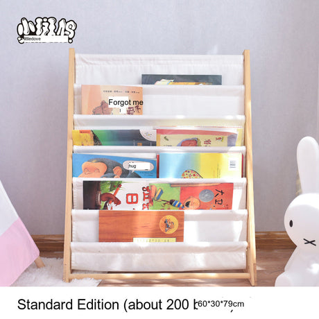 LITTLE DOVE Isolde Charming Natural Wood Bookshelf Storage System from LITTLE DOVE