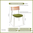 NIYE Selene Chic Light Luxury Iron Dining Chair from NIYE