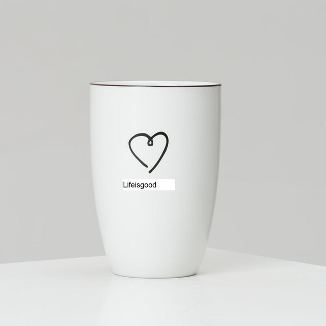 TIANRUN Hiroshi Elegant Fresh Matte Ceramic Mouthwash Cup from TIANRUN