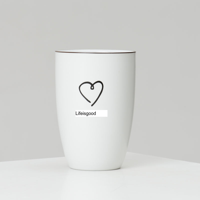 TIANRUN Hiroshi Elegant Fresh Matte Ceramic Mouthwash Cup from TIANRUN