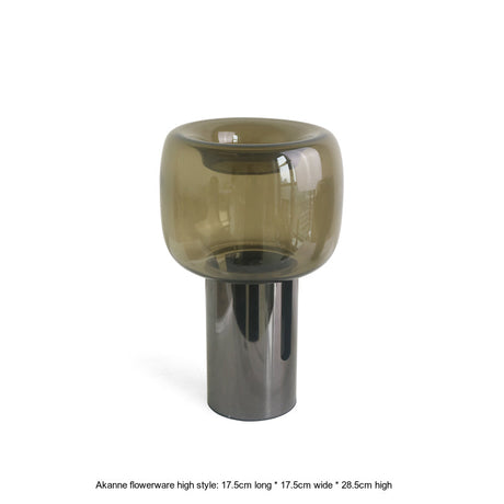 VAVINCI Kenyatta Elegant Green Glass Antique Vase from VAVINCI