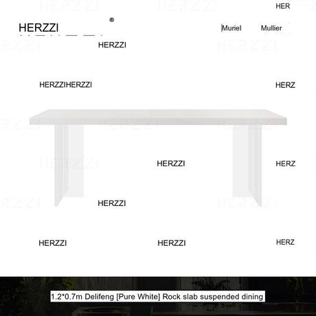 HERZZI Elowen Chic Acrylic Retractable Dining Table Set from HERZZI