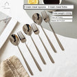 MH Aisling Premium Stainless Steel Chopstick & Fork Set for Home Use from MH