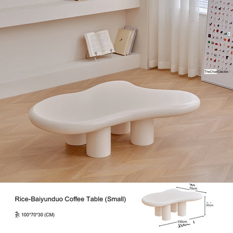 A&D Juniper Creamy Modern Coffee Table from A&D