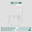 ABOUT WHITE Ambrosia Chic Translucent Dining Chair from ABOUT WHITE