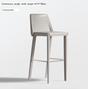 MOXER Zephyra Sleek Italian Minimalist Front Desk Chair from MOXER