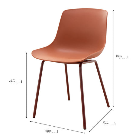 NIYE Marisole Scandinavian Plastic High Chair for Leisure from NIYE