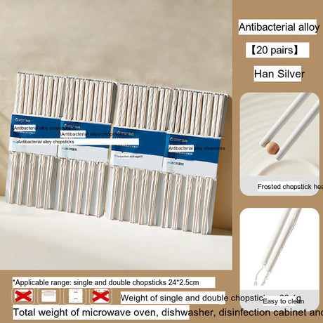 MOSE Antibacterial Metal Chopsticks Set from MOSE