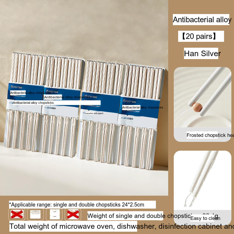 MOSE Antibacterial Metal Chopsticks Set from MOSE