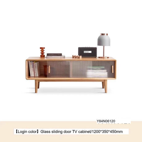 GENJI Alaric Solid Wood Storage Cabinet for Nordic Living Room from GENJI