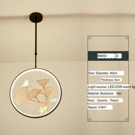 BOJI Minoru Stylish LED Ceiling Lamp Chinese Style from BOJI