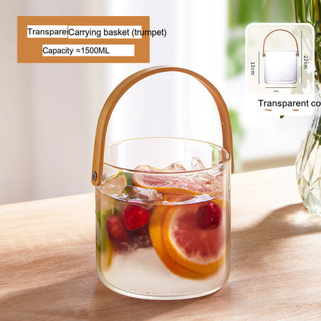 SUCO Islington Elegant Transparent Glass Basket Set from SUCO