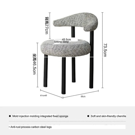 SOOGOOD Isolde Luxurious Minimalist Dining Chair from SOOGOOD