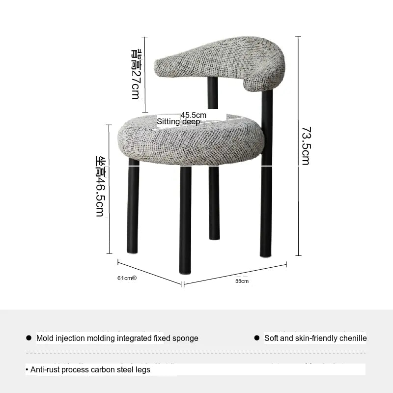 SOOGOOD Isolde Luxurious Minimalist Dining Chair from SOOGOOD