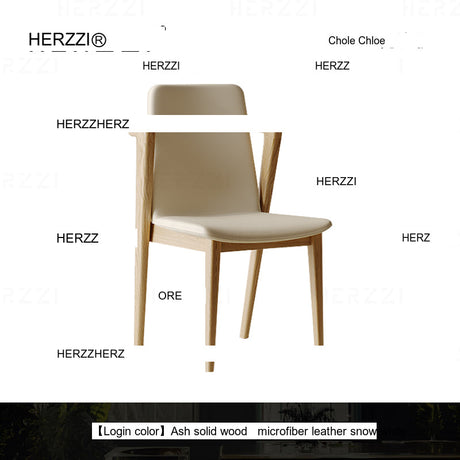 HERZZI Sapphira Artisan Retro Solid Wood Dining Chair from HERZZI