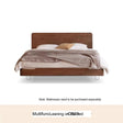 GENJI Kagoshima Elegant Solid Wood Bed with Luminous Edges from GENJI