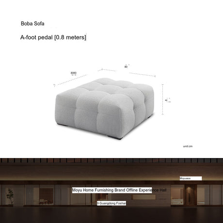 MOYU Elowen Plush Vintage Velvet Sofa from MOYU