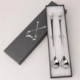 LIVETAI Genevieve Elegant Diamond-Patterned Stainless Steel Coffee Spoon from LIVETAI