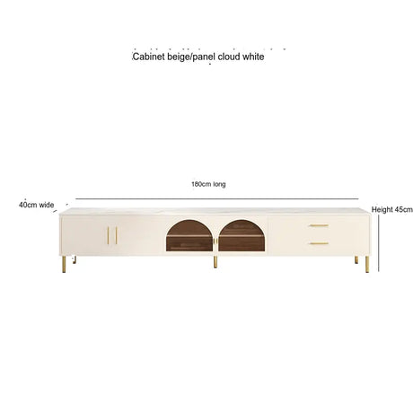 XIMIKA Isolde Elegant Modern Combination Coffee Table Cabinet from XIMIKA
