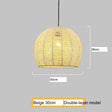 BOJI Kintaro Artistic Woven Lampshade Ceiling Lamp from BOJI