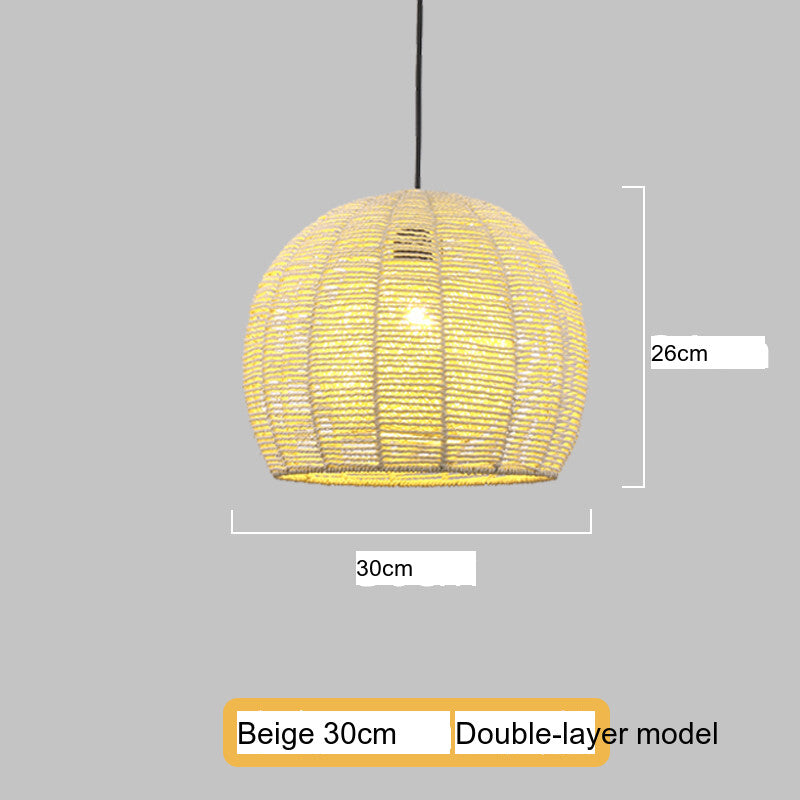 BOJI Kintaro Artistic Woven Lampshade Ceiling Lamp from BOJI