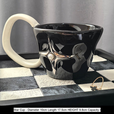 LIVETAI Esperanza Chic Retro Ceramic Coffee Cup from LIVETAI
