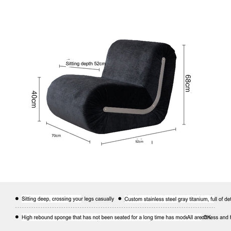SOOGOOD Helixia Blush Comfort Modern Sofa from SOOGOOD