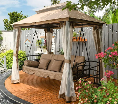 MOJIA Adalyn Hanging Swing Chair for Elegant Garden Seating from MOJIA
