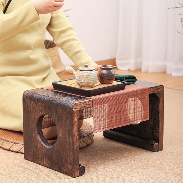 PAULOWNIA Hokkaido Unique Solid Wood Bay Table from PAULOWNIA