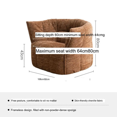 SOOGOOD Amaya Compact Cozy Leisure Sofa Chair from SOOGOOD