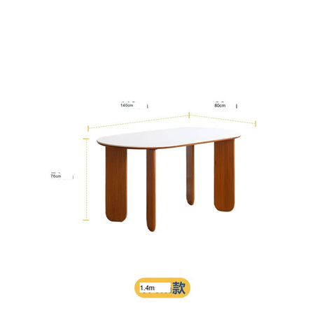 HANKE Lorian Elliptical Compact Italian Dining Table from HANKE