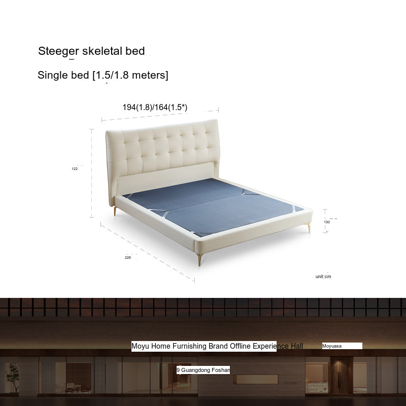 MOYU Elowen Luxurious Modern Leather Bed from MOYU