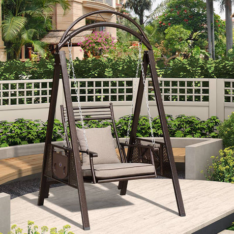 ZIYE Kaori Cozy Outdoor Swing Rocker from ZIYE